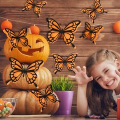 12 Pcs 3D Large Butterfly Party Decoration Paper Butterfly Stickers in 2 Diff…