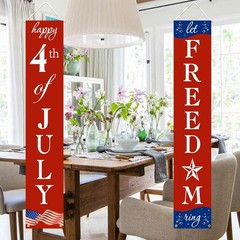 4th of July Decorations Red White and Blue Banner Outdoor Hanging American Fl…