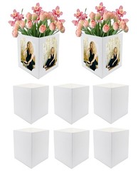 8pcs Photo Centerpiece for Table 6 Inch Photo Frame Box Centerpiece for Birth