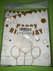 Red Happy Birthday Banner