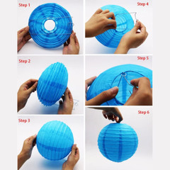 16 Pcs Colorful Paper Lanterns (Multicolor,Size of 4”, 6”, 8”, 10”) – Chinese…