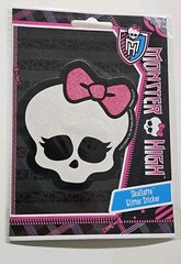 Monster High Skullette Glitter Sticker 4″ Mattel