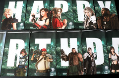 Final Fantasy VII Happy Birthday Banner ( PS5, Xbox, Nintendo, Gaming, Party )