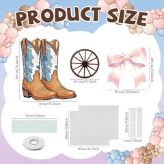 Gender Reveal Decorations Set – 3 Pcs