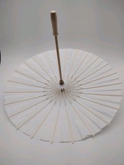 1pc White Oiled Paper Umbrellas Chinese Japanese 23.6 Wide Decoration 1pc