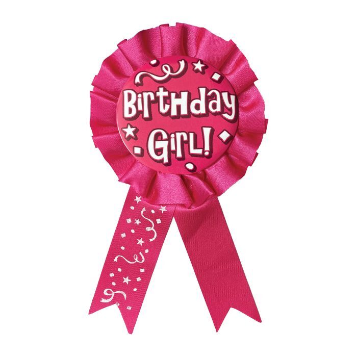Beistle Birthday Girl! Award Ribbon
