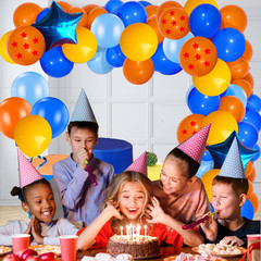 Dragon Balloons Dragon Z Party Supplies – 139 Pcs 7 Stars Balls Birthday Balloon