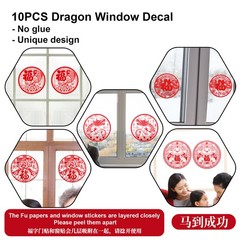 68Pcs Chinese New Year Decorations 2026 Lunar New Year Decor Hanging Ornaments