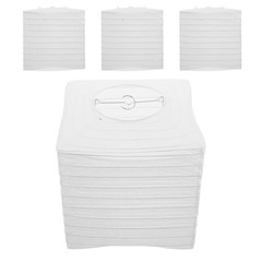 4pcs White Square Paper Lanterns – Chinese Hanging Decorations for Japanese