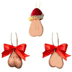 Christmas 3D Funny Prank Pendant Hanging Decor Ornament Christmas Tree Decor