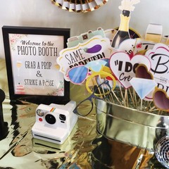 Bridal Shower Photo Booth Props 41pc Photo Booth Kit With 8 X 10inch Sign 60 Adh