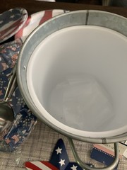 July 4th Lot : Party Bundle Ice Bucket Table Cloth , Serving And Decor. ( New )