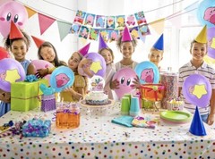 Kirby Star Video Game Theme Birthday Party Decorate Supplies Set US Seller