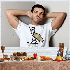 Drake Party Supplies Backdrop Banner Vinyl Birthday Decorations