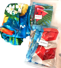 Pool Party Arch Backdrop Stand Cover Hawaiian Theme Birthday 4ft 5ft & 6ft 3 Pcs