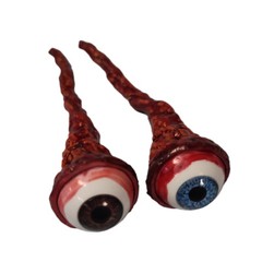 2 Pcs Halloween Fake Eye Eyeball Horror Scary Simulation Prop Trick Party Decor