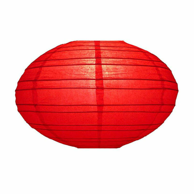 16″ Red Saturn Paper Lantern