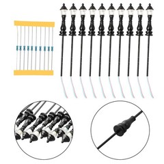 10 X Model Railroad Train OO/HO Scale Lamp Post Led Street Light 8.5cm 1:87