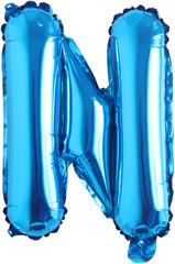 16″ Inch Single Blue Alphabet Letter Number Balloons Aluminum Hanging Foil Film