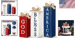 Durable Patriotic 3-Pc Table Decorations for 250th Anniversary Celebrations