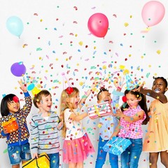 4000 Pieces Happy Birthday Confetti Multi-color Foil Confetti Decoration Scat…