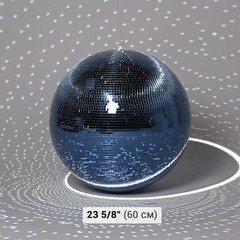 24″ Disco Ball Large Mirror Ball Dancing DJ Events Wedding Club Event Blue
