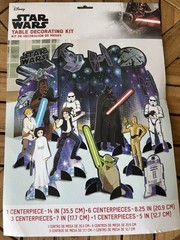 Star Wars Kids Birthday Party Table Decoration Kit, Galaxy of Adventures 11 Pc