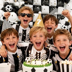 HKYOOD 36pcs Black and White Square Foil Balloons Wall Backdrop with 114pcs S…