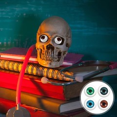 12 Pcs Halloween Eyeball Decorations Art Craft Doll Eyes Creepy Props