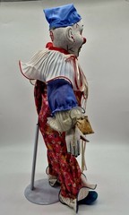 OOAK Handmade Large 43cm Tall 17″ Pennywise I.T. Horror Scary Doll Clown Figure