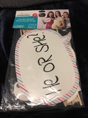 New Unopened Way To Celebrate Gender Reveal Photo Booth Props 20 Props W/sticks