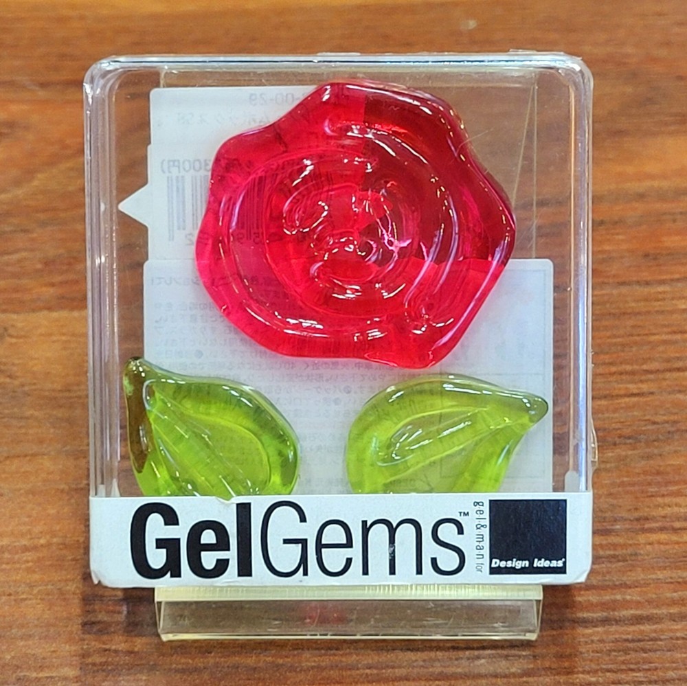 GelGems ROSE Flower Window Cling Decoration Decal Kameyama Co 2012 BRAND NEW
