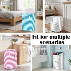 3 Pack Large Laundry Basket ，75L Waterproof,Collapsible Laundry Hamper