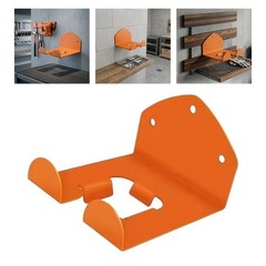 Tool Hook for Wall Mounted Garage Organizer Bracket 15cm Orange Metal Design