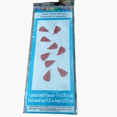 Party Garland Red Tissue Tassel