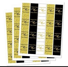 40th Birthday Miniatures Candy Bar Wrapper (Set of 60) CANDY NOT INCLUDED
