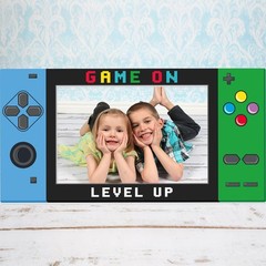 Video Game Photo Props Gaming Party Props Level Up Birthday Decoration Handhe…