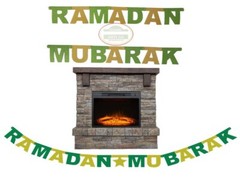 Ramadan decor Light + Banner Ramadan Mubarak Islamic gift Ramadan Gift Eid Decor