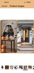 Halloween Lamp Shade Cover/ Fireplace Lace Cobweb with Spider Gothic Party Decor