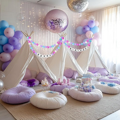 Giant Friendship Bracelet Banner DIY Customizable Birthday Garland with Foam Cir