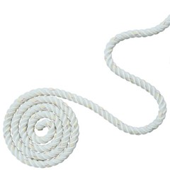 Nautical Rope Decorative In Natural Or White 9.5 Ft / 6.8 Ft / 11.1Ft You Choose
