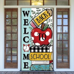 35″x71″ Back to School Celebration Banner – Eye-catching Polyester Decor
