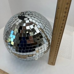 VTG Hanging Disco Ball 8” Mirror Disco Balll w/Hanging Ring Party Decor
