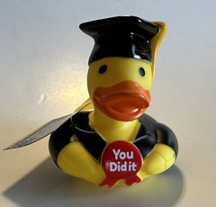 2023 Rubber Duck with Cap, Gown & Tassel YOU DID IT 3″ New With Tag