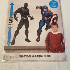 Marvel Avengers Scene Setter Backdrop Captain America & Black Panther (5 Ft) 2pc