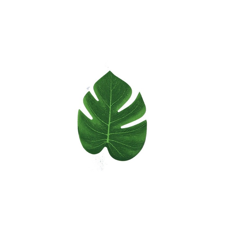 24X Party Luau Party Jungle Foliage Tropical Hawaiian Artificial Palm Leaves