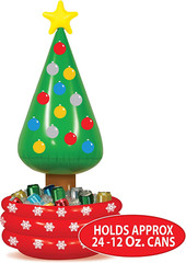 Inflatable Christmas Tree Coolers – 3 Pack for Holiday Parties & Drinks