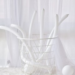 100 Pcs Long Balloons DIY 260 Latex Balloons for Birthday Wedding Decor, Part…