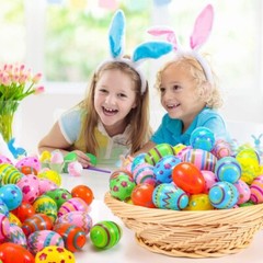 72 PCS 3.15″ Plastic Easter Eggs Bulk Empty Easter Eggs printed plastic Fillable