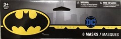 NEW DC Comics BATMAN Paper Birthday Party Masks 8ct Pack